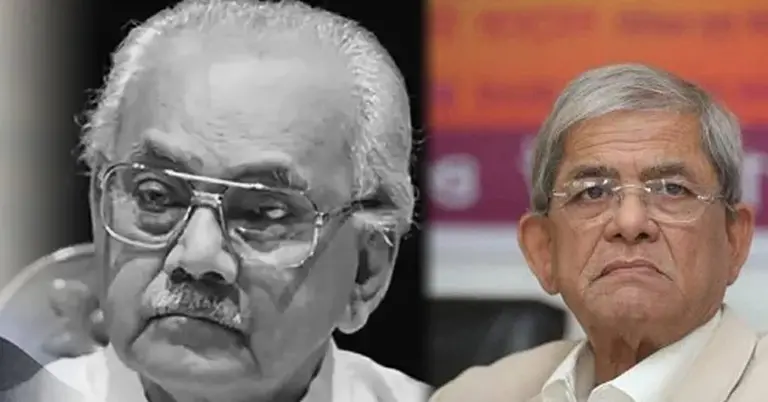 এ কে খন্দকার ও মির্জা ফখরুলে